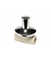 На фото Hi-Therm PP-R concealed valve with cover